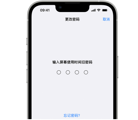 任城iPhone屏幕维修分享iPhone屏幕使用时间密码忘记了怎么办 