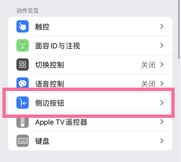 任城苹果14维修店分享iPhone14 Plus侧键双击下载功能关闭方法 